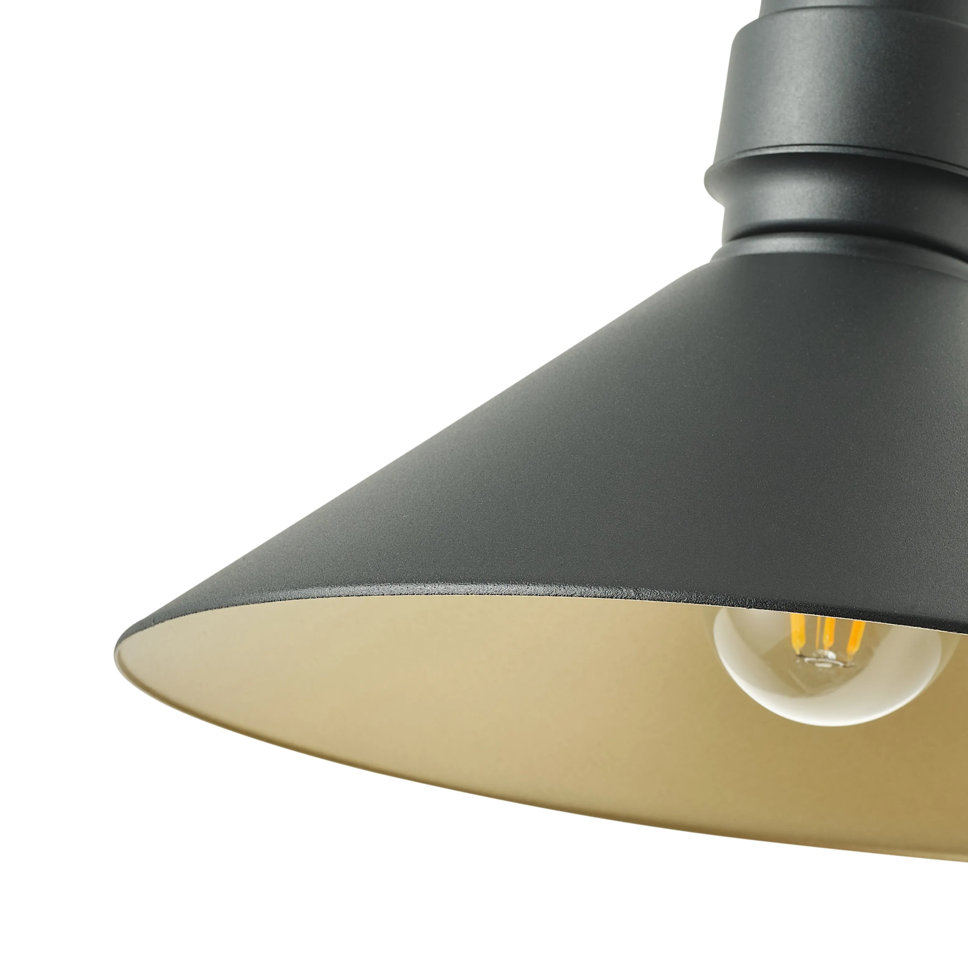 1-Light Cone Shade Waterproof Wall Sconces Outdoor Lights