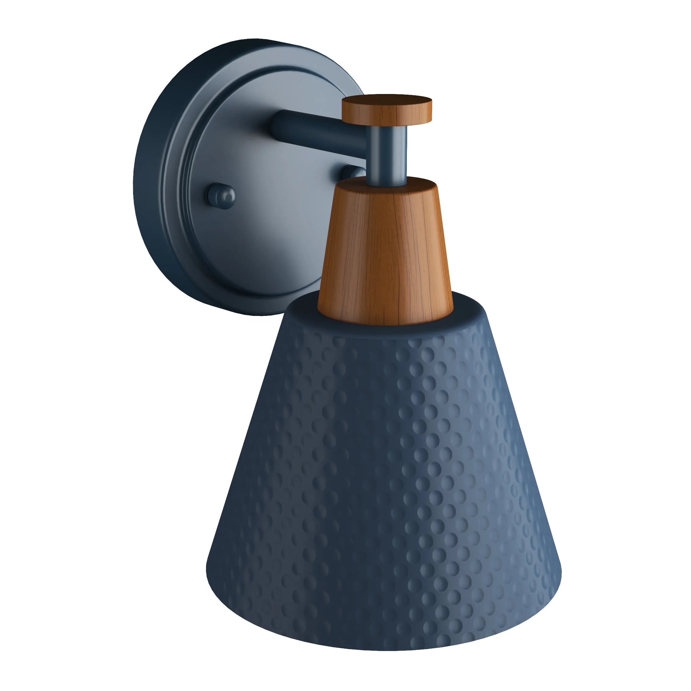 1-Light Conical Polka Dot Design Wall Sconces