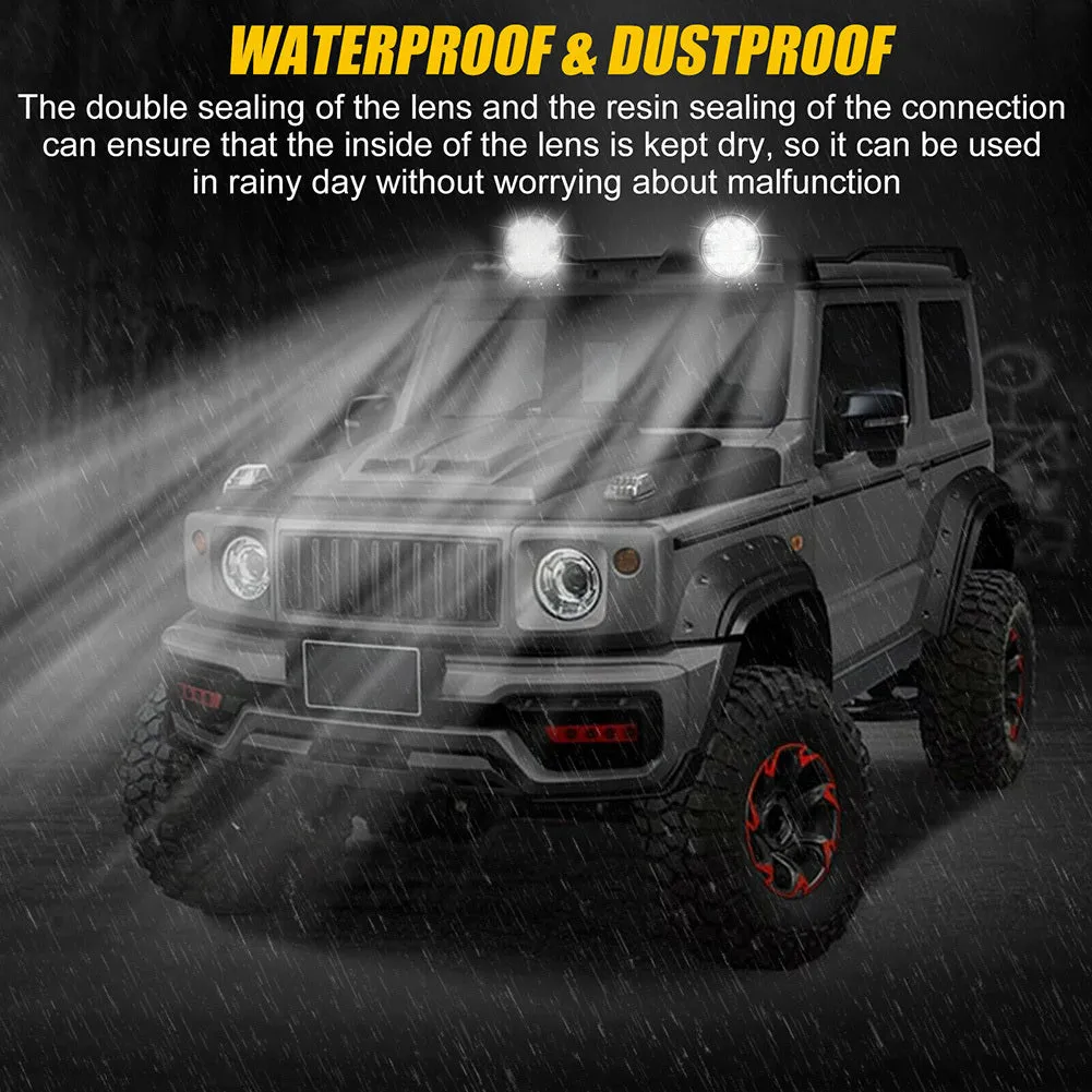 1 Pair Of Aluminum Alloy Car Led  Work  Light Mini Round 22