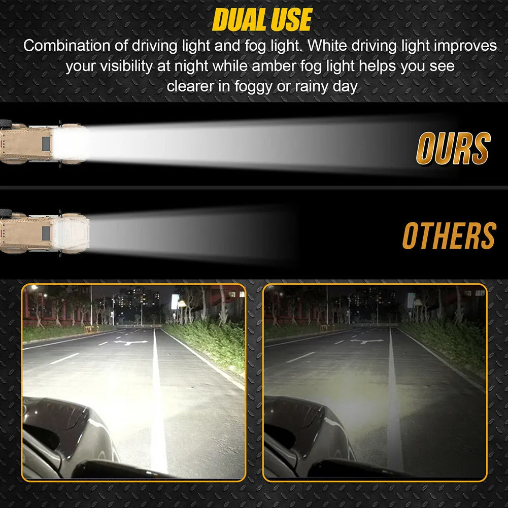 1 Pair Of Aluminum Alloy Car Led  Work  Light Mini Round 22