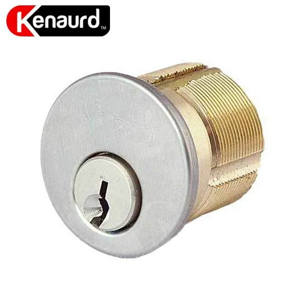 10 x Premium Mortise Cylinder - SC1/KW1 - 1" - 26D - Satin Chrome (Pack of 10)