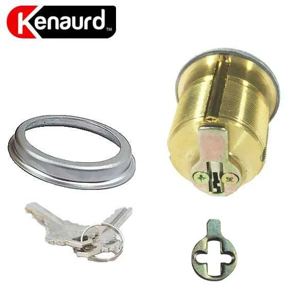 10 x Premium Mortise Cylinder - SC1/KW1 - 1" - 26D - Satin Chrome (Pack of 10)
