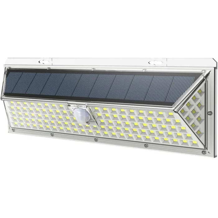 1000 Lumens Solar Powered LED Security Light - White