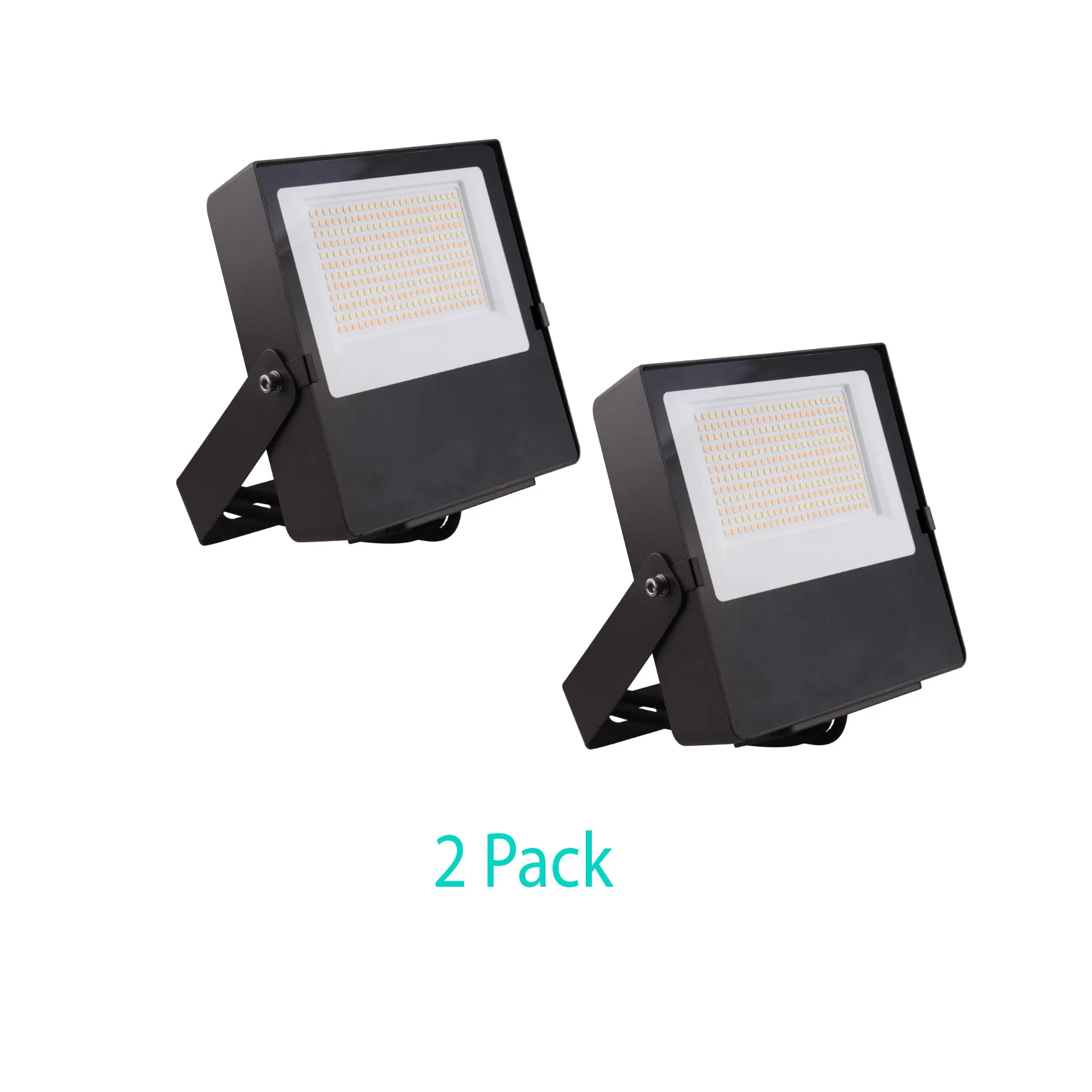 100W Mini Flood Light - CCT Selectable(3000/4000/5000K) - 13000lms - UL Listed - Glass Cover