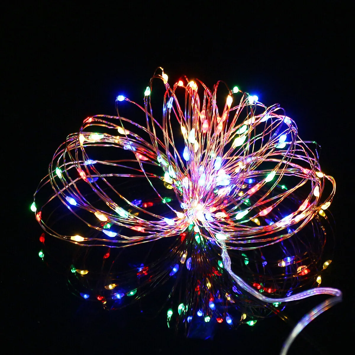 12M 22M LED Solar Power String Light 8 Modes Copper Wire Fairy Outdoor Garden Waterproof Holiday Decorative Lamp