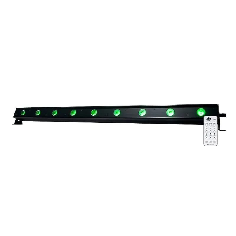 (2) Linear floodlights American DJ UB 9H 41 75" with protective carrying case (2) American DJ UB 9H 41 . 75" Linear Wash Lights with Protective Carrying Case