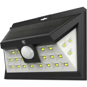 200 Lumens Solar Powered LED Security Light - Black