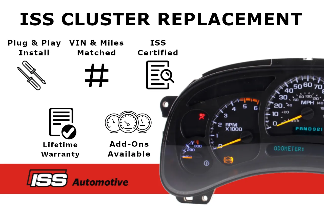 2005 Chevrolet Silverado Instrument Cluster Replacement (Lifetime Warranty)