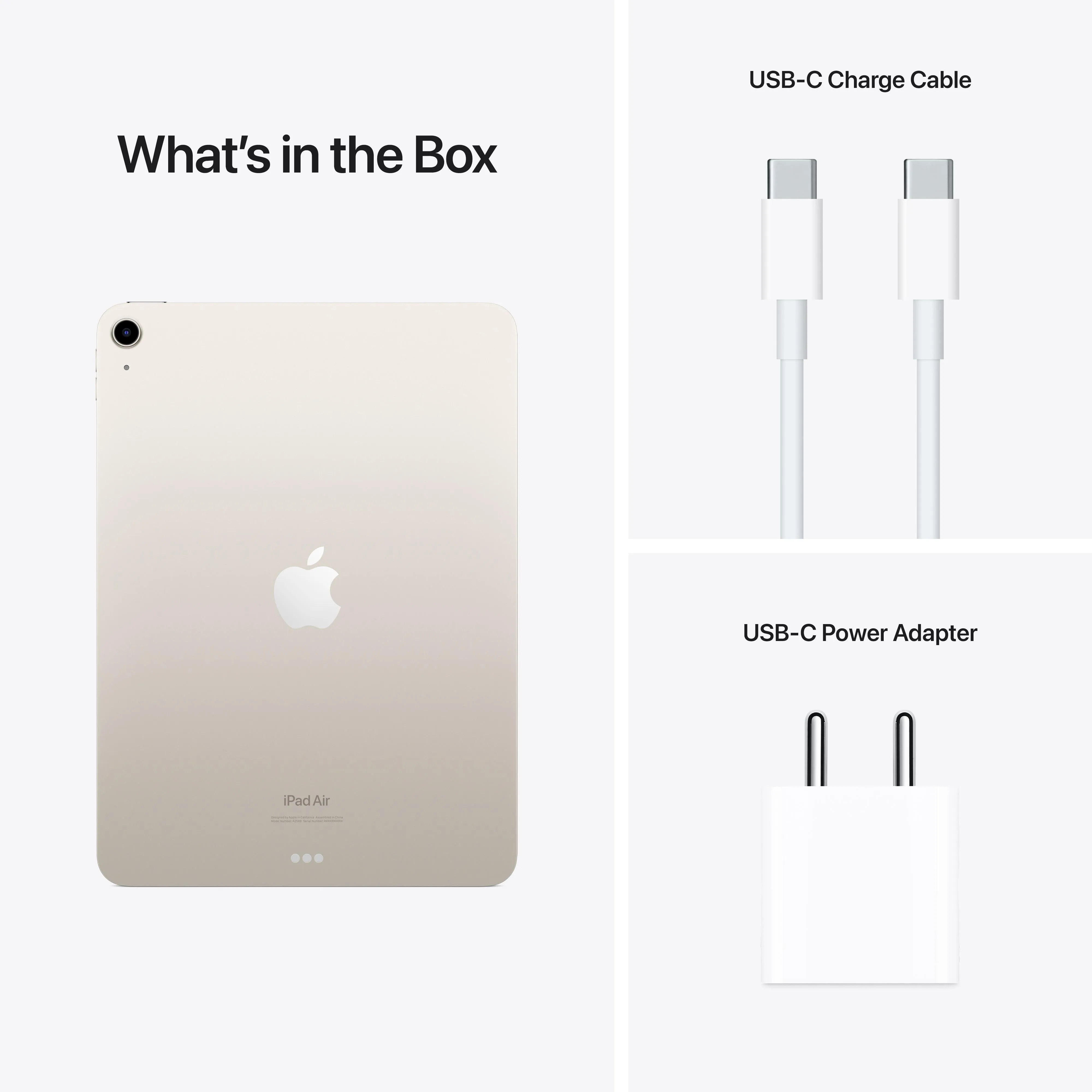 2022 iPad Air Wi-Fi 64GB - Starlight (5th generation)