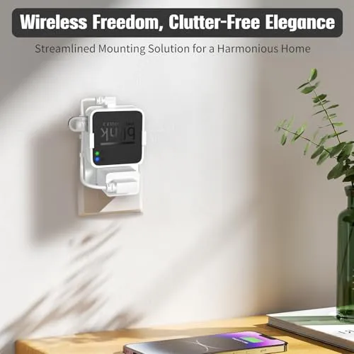 256GB USB Flash Drive, Outlet Wall Mount Holder for Blink Sync Module 2 with Short Cable Save Space,Mount Bracket for Blink Outdoor Indoor Security System (Blink Add-On Sync Module 2 is NOT Included)