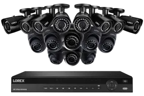 2K IP Security Camera System with 16 Color Night Vision Cameras and 16-Channel NVR