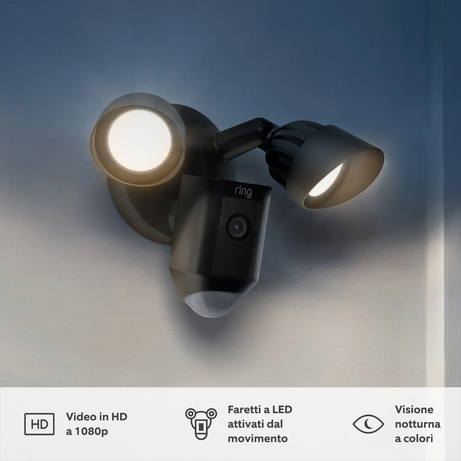 3-Pack Floodlight Cam Wired Plus
