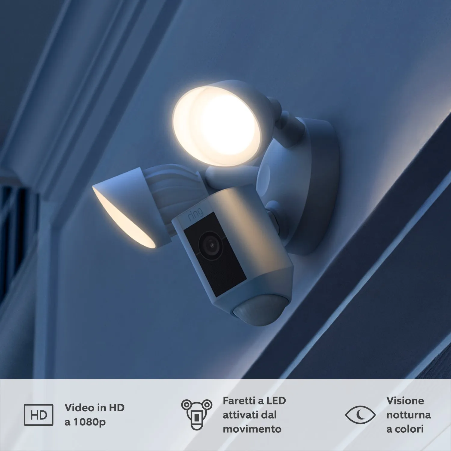 3-Pack Floodlight Cam Wired Plus
