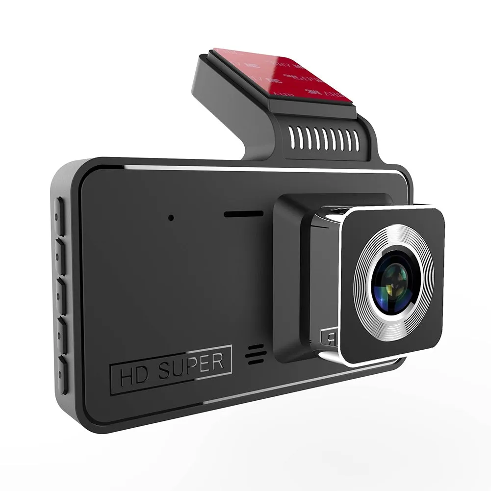 4-inch Large Screen Driving Recorder Hd 1080p Front And Rear Dual