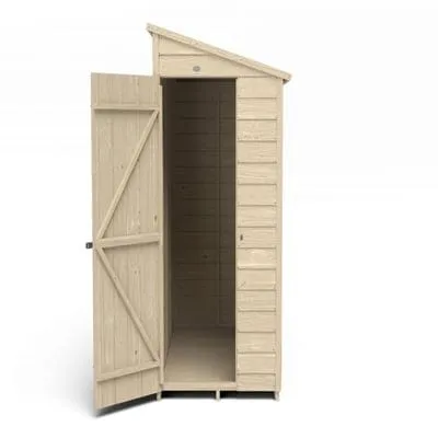 4LIFE Overlap Pressure Treated 6ft x 3ft Pent Shed - No Window