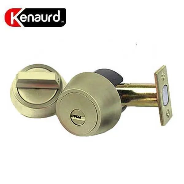 5 x Key Controlled - Deadbolt - US3 - Bright Brass - Grade 1 - Keyed Alike (PACK OF 5)