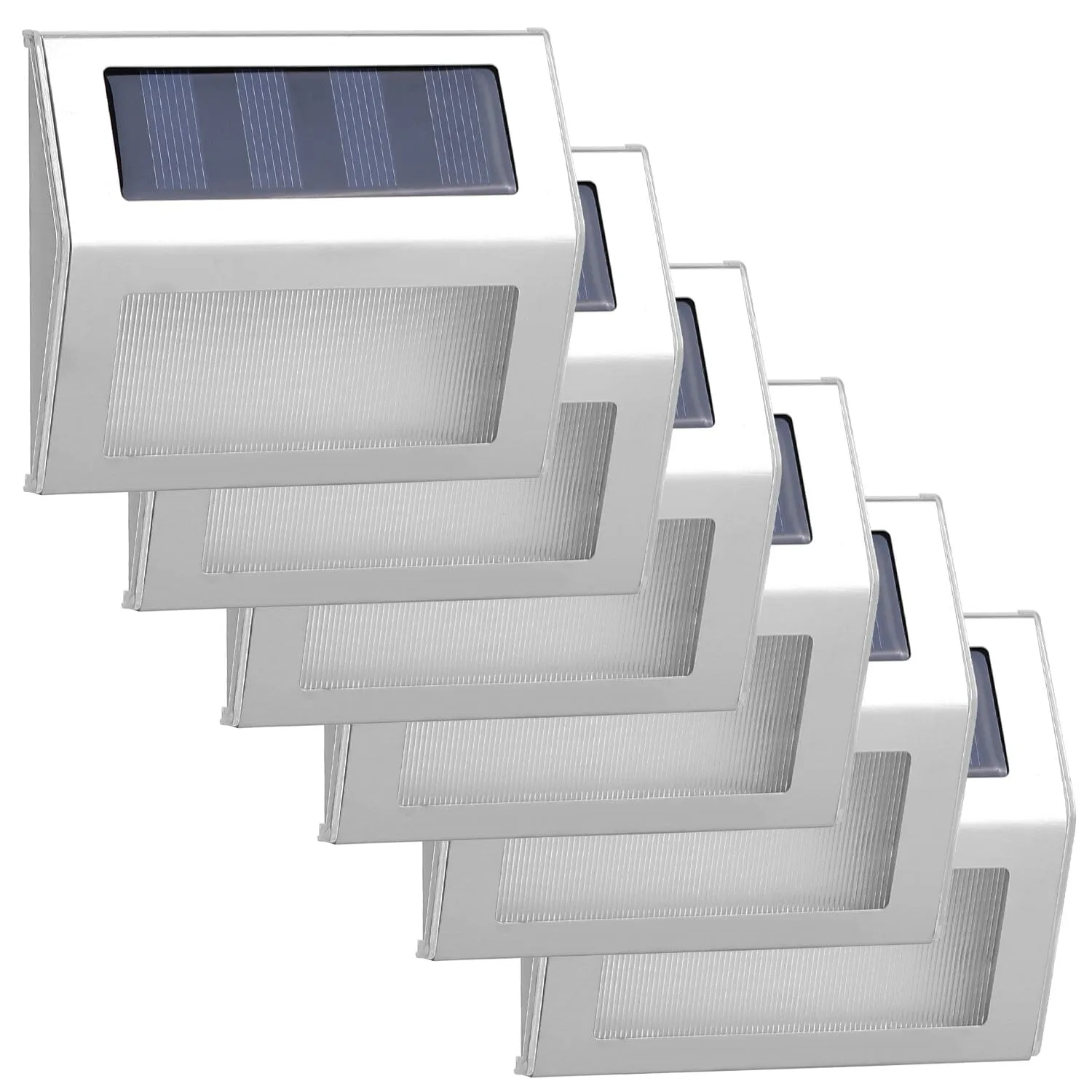 6-Pack: Solar Step Lights