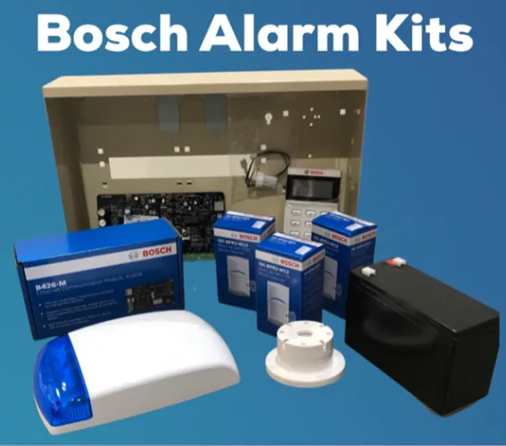 6000 Panel with 1 Keypad, 3 PIR, 1 Strobe/Siren and Battery Kit