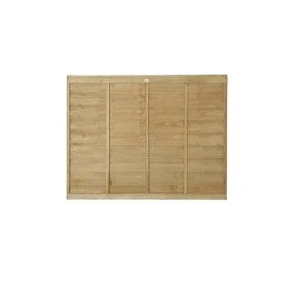 6ft x 3ft Pressure Treated Superlap Fence Panel