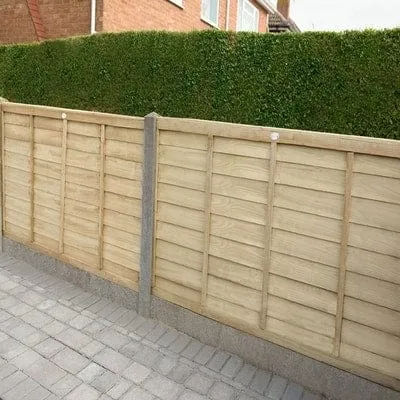 6ft x 3ft Pressure Treated Superlap Fence Panel