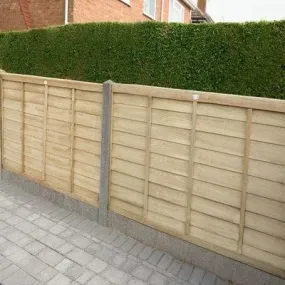 6ft x 3ft Pressure Treated Superlap Fence Panel