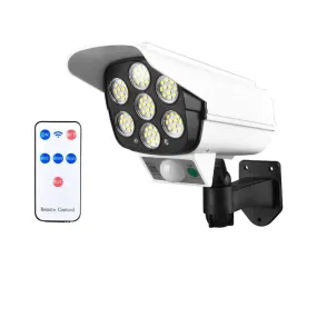 77 Led 3 Mode Sensor Solar Light Security Dummy Camera Fa-Cl56A