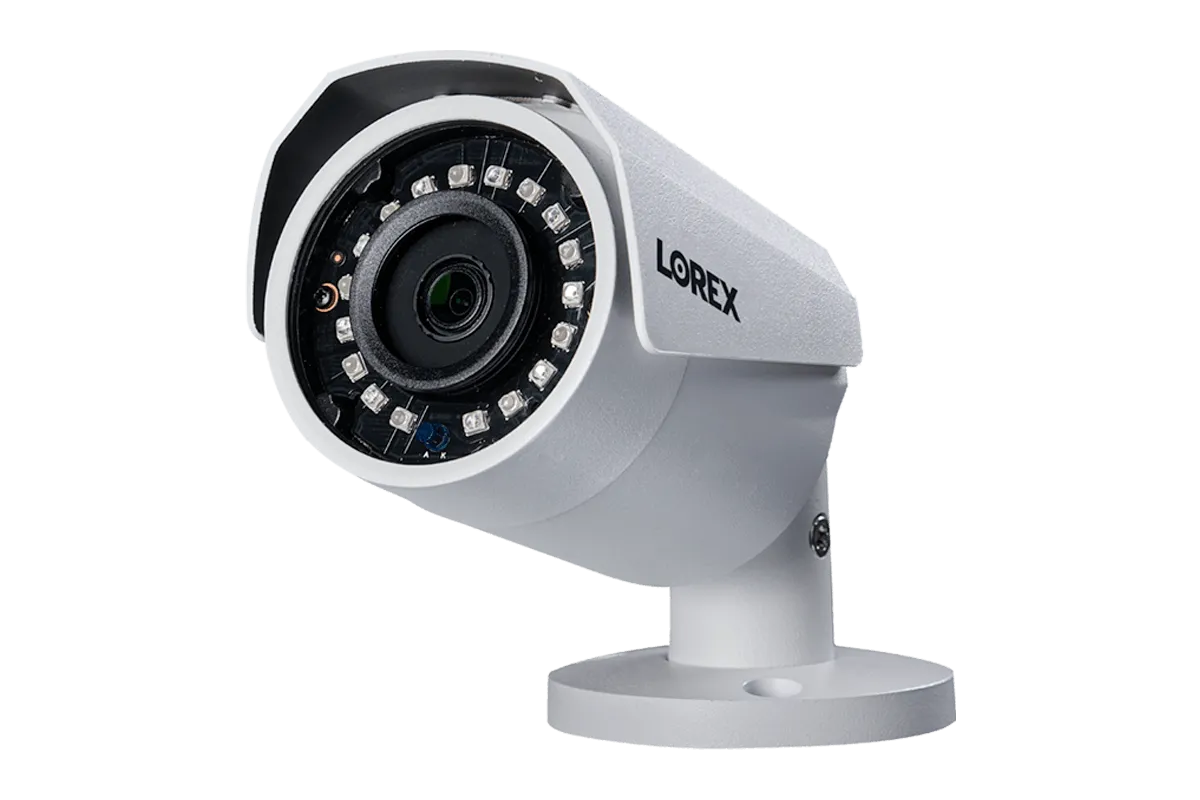 8-Channel Security System with Eight 1080p HD Outdoor Cameras, Advanced Motion Detection and Smart Home Voice Control