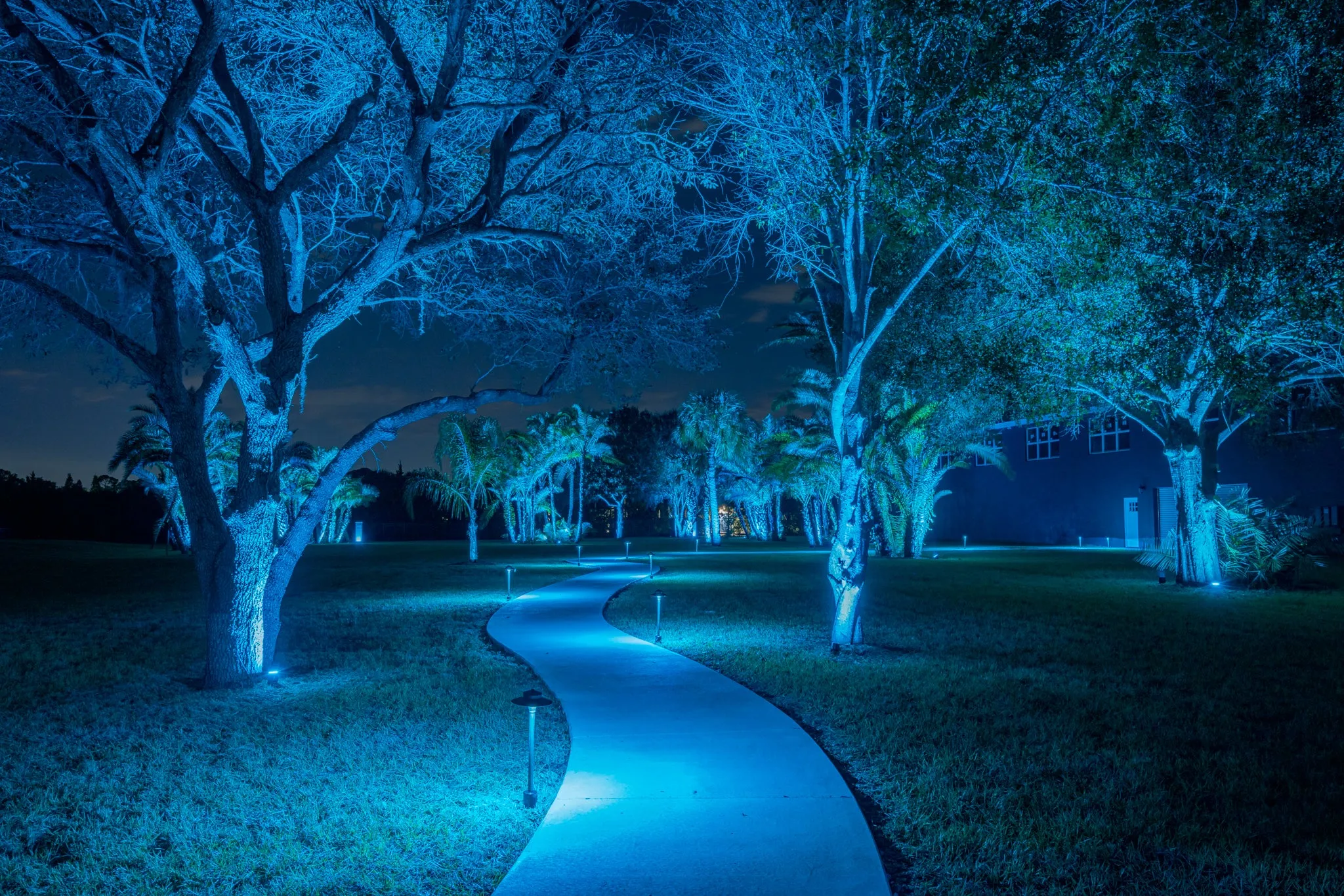 9 Series Full Color LED Path Light - Shade 1