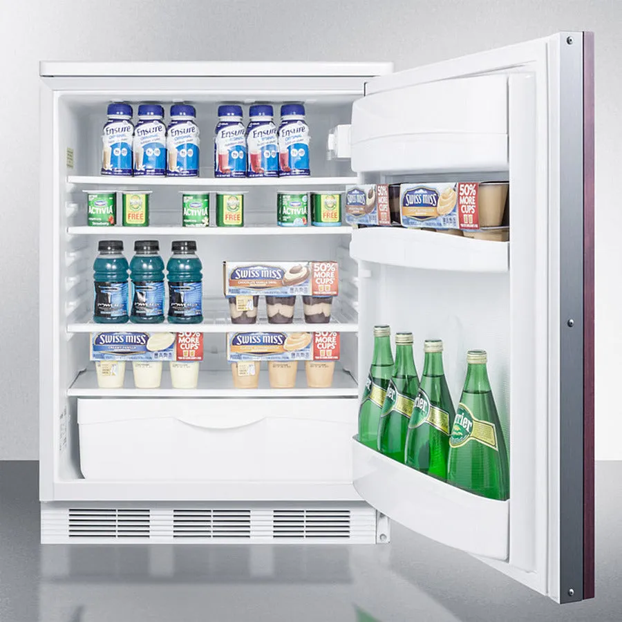 Accucold 24" Wide Built-In All-Refrigerator with Integrated Door Frame - FF6WBI7IF