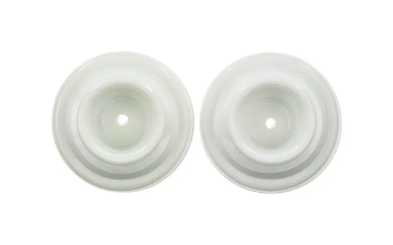 Ace 1-7/8 in. W Plastic White Wall Door Stop Mounts to door and wall