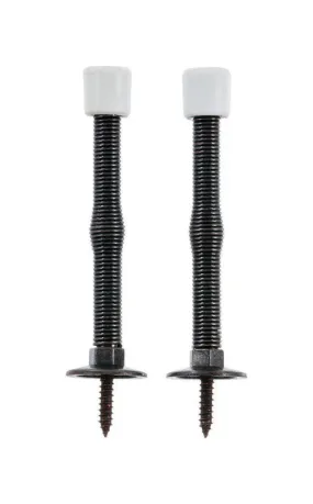 Ace 3 in. W Metal Oil Rubbed Bronze Bronze Spring Door Stop Mounts to door and wall