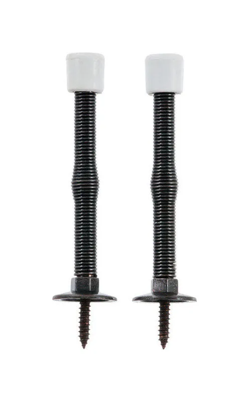Ace 3 in. W Metal Oil Rubbed Bronze Bronze Spring Door Stop Mounts to door and wall
