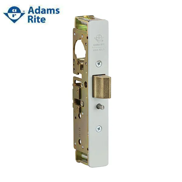 Adams Rite - 4920AN - Heavy Duty Deadlatch (ANSI Size) - 2 3/4" Backset - RH or LHR -  1" Mortised - Flat/Standard Jamb - Satin Aluminum  - Metal Door
