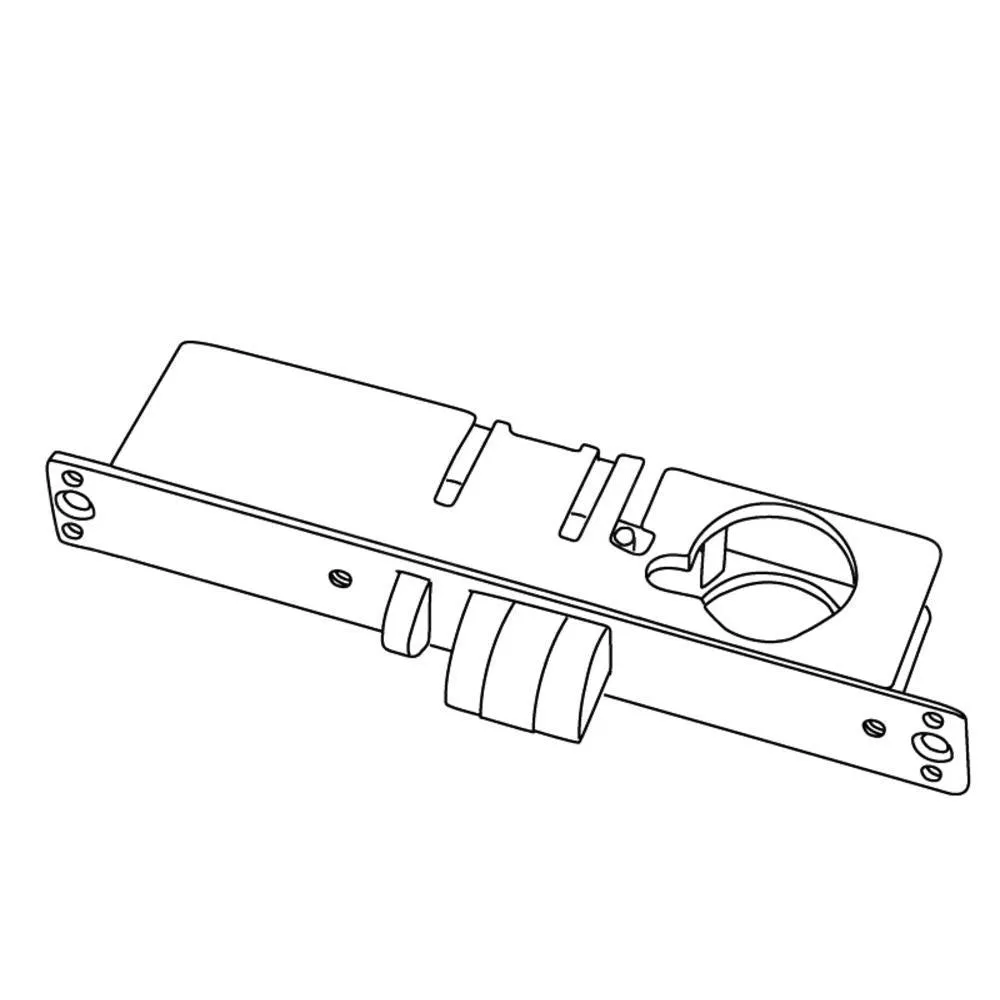 Adams Rite Backset Deadlatch Lock - Backset 1-1/8" - Left