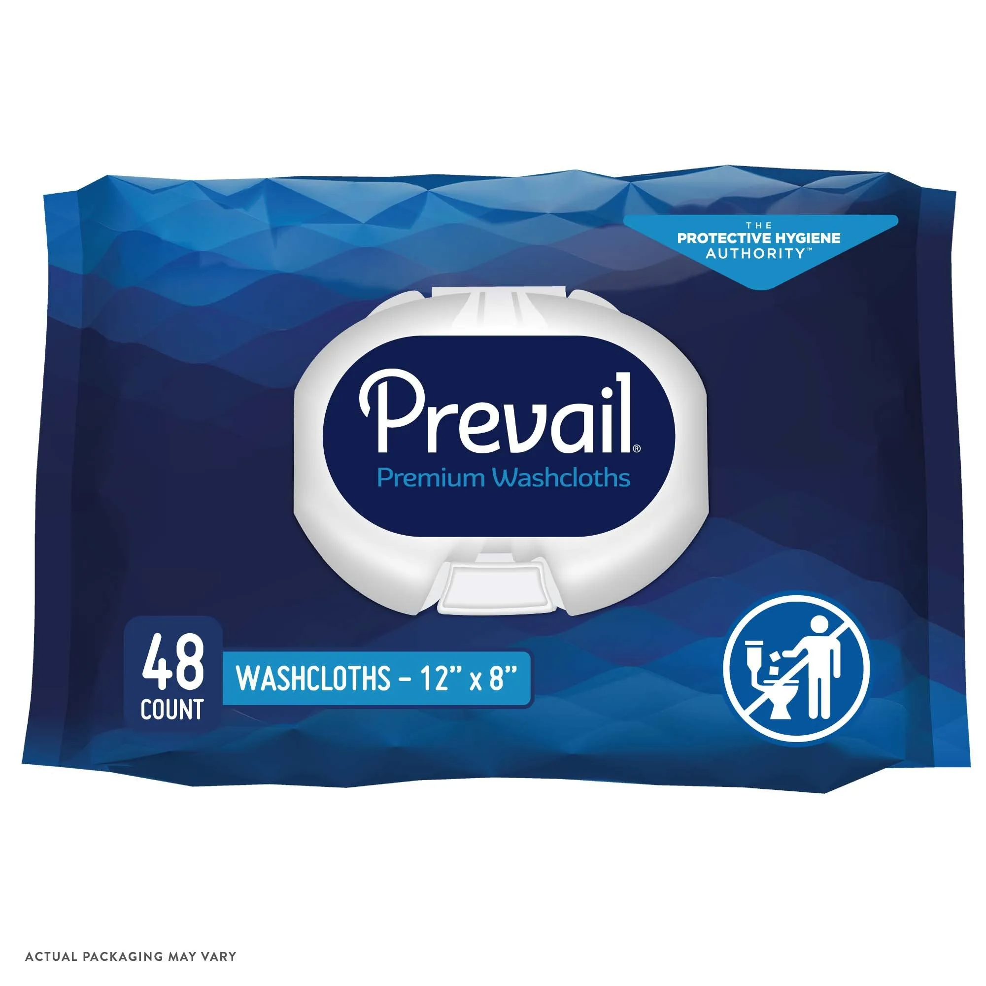 Adult Washcloths, Soft Pack, Aloe, Vitamin E, 12" x 8" Case of 12 Packs