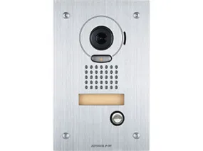 Aiphone JP-DVF Video Door Station, Vandal Resistant Flush Mount Stainless Steel