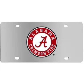 Alabama Crimson Tide Steel License Plate Wall Plaque