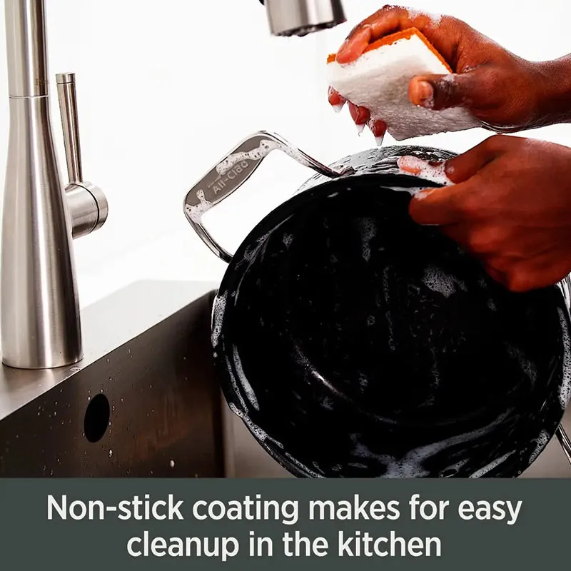 All-Clad Simply Strain Hard Anodized Nonstick 6 Quart Multipot