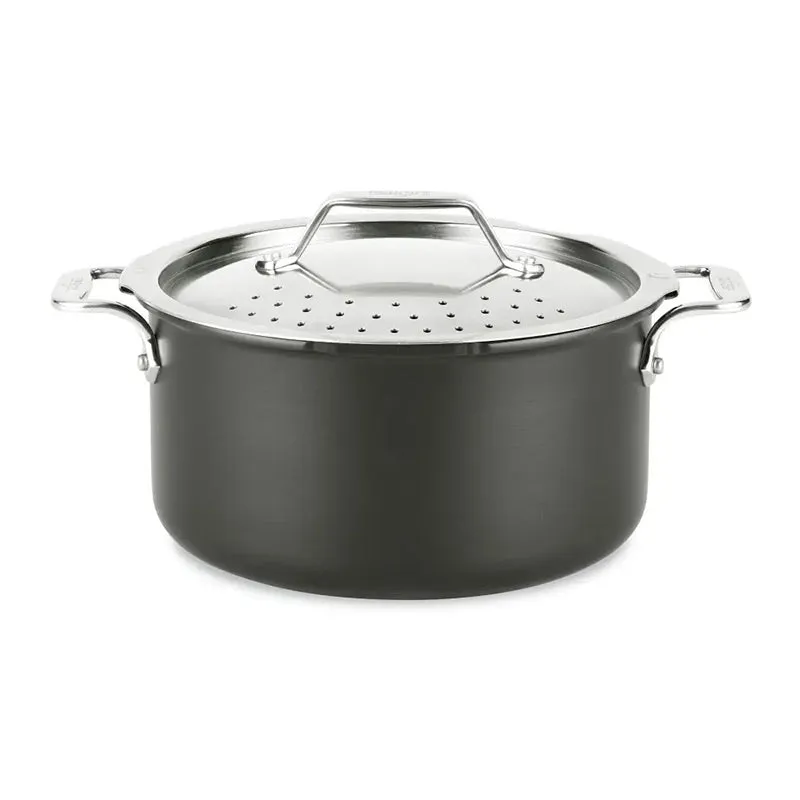 All-Clad Simply Strain Hard Anodized Nonstick 6 Quart Multipot