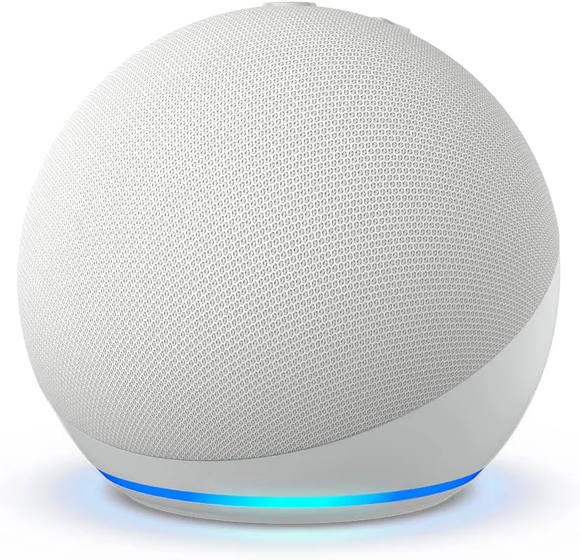 AMAZON Echo Dot (5th Gen) Smart Speaker with Alexa - Glacier White