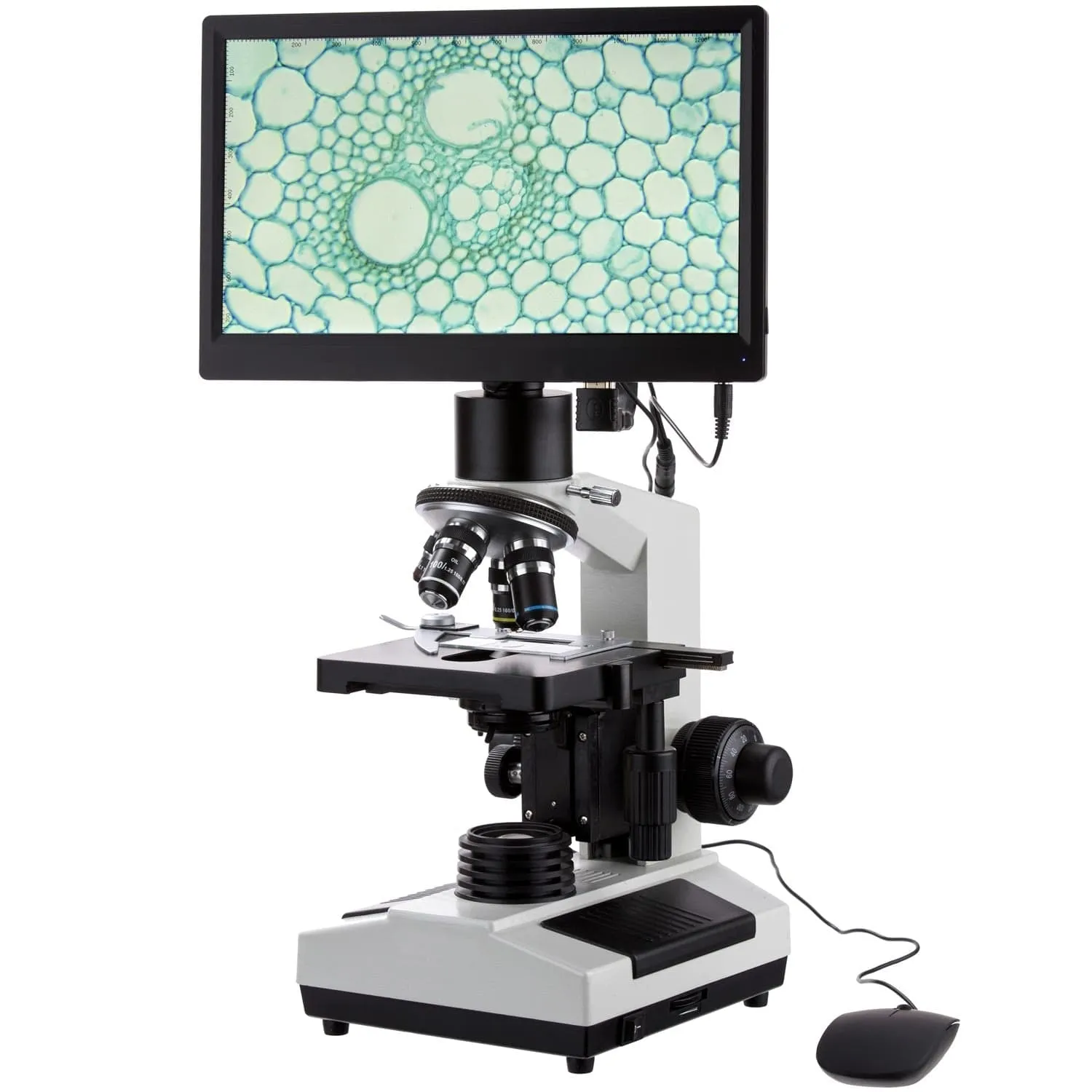 AmScope 0.4X Magnification Camera Conversion Adapter for Compound Microscopes