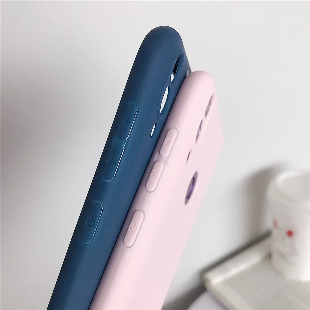 Anymob Huawei Red Candy Colored Jelly Silicone Mobile Phone Protective Case