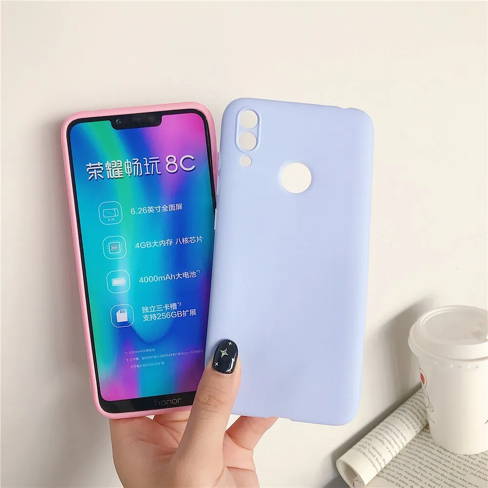 Anymob Huawei Red Candy Colored Jelly Silicone Mobile Phone Protective Case
