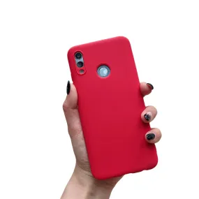 Anymob Huawei Red Candy Colored Jelly Silicone Mobile Phone Protective Case