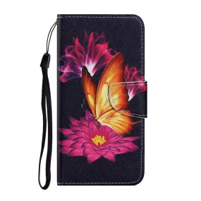 Anymob iPhone Butterfly Painted Phone Case Magnetic Wallet Card slot Back Cover