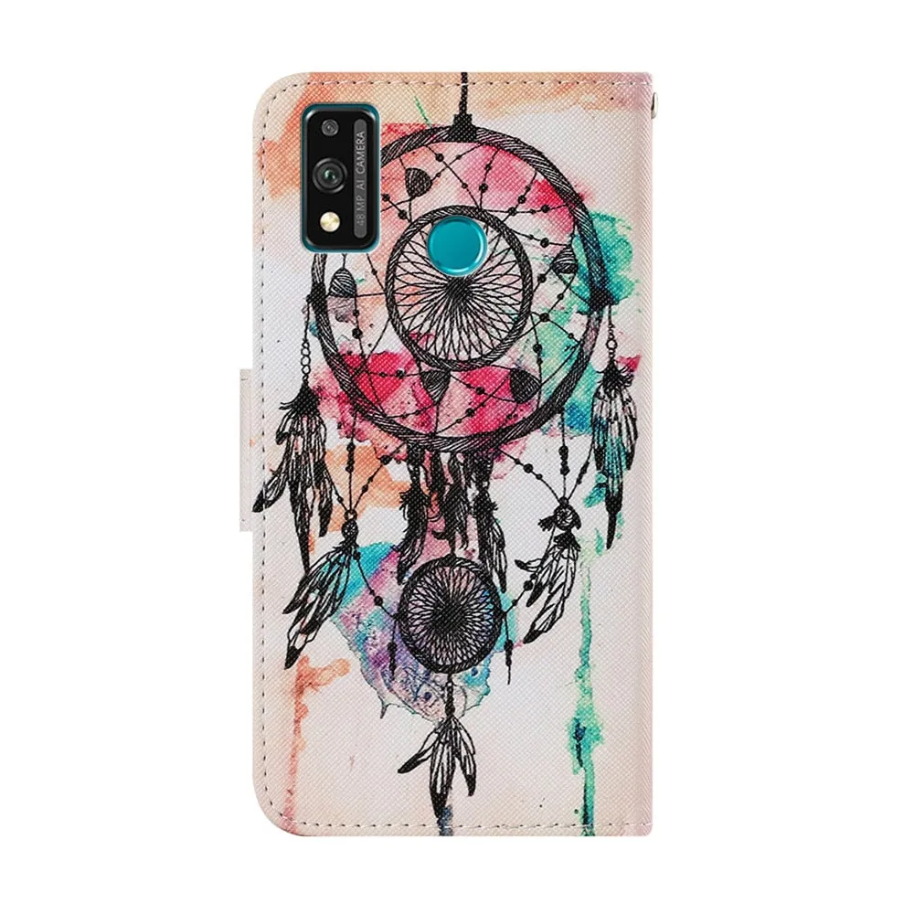 Anymob iPhone Butterfly Painted Phone Case Magnetic Wallet Card slot Back Cover