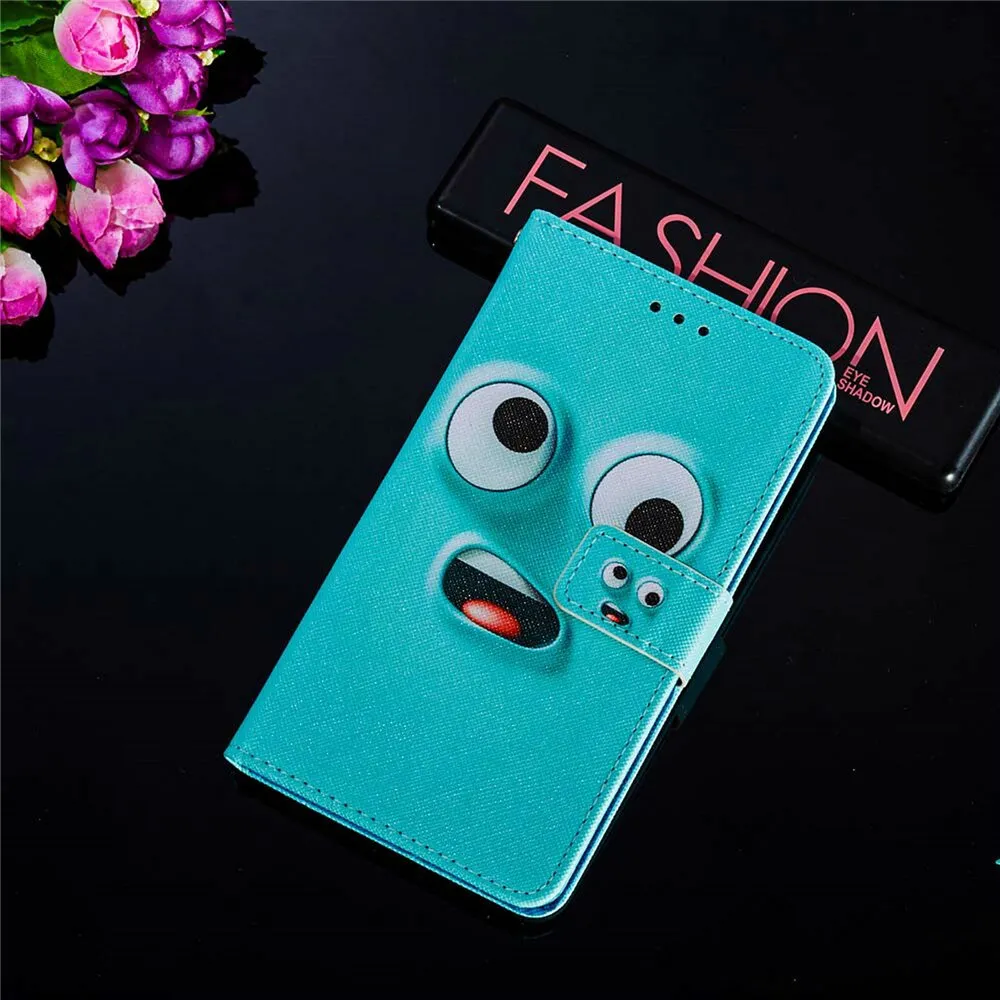 Anymob iPhone Expression Flip Leather Phone Cases Animal Painted Wallet Cover