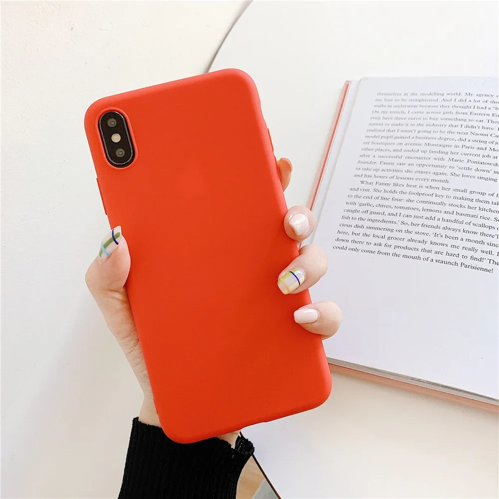 Anymob iPhone Green Candy Color Silicone Phone Case Soft TPU Back Cases Cover