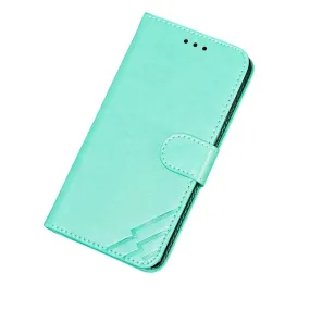 Anymob iPhone Green Flip Leather Phone Case Wallet Cover