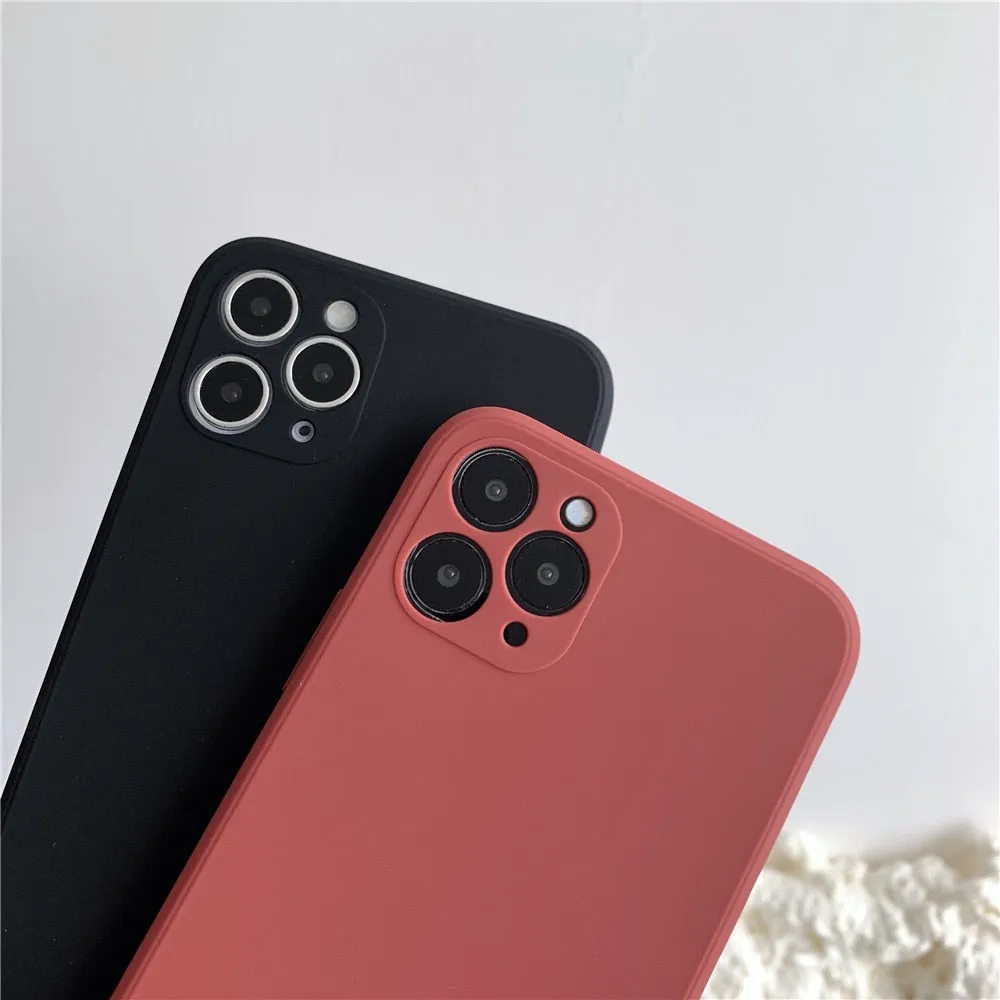 Anymob iPhone Light Green Soft Silicone Phone Cases Candy Colors TPU Back Cover